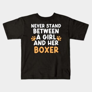 Boxer Girl Kids T-Shirt